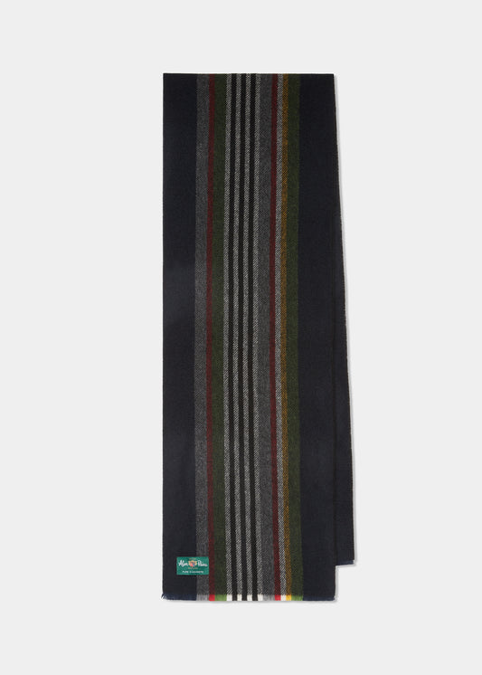 Trimdon Cashmere Scarf In Black