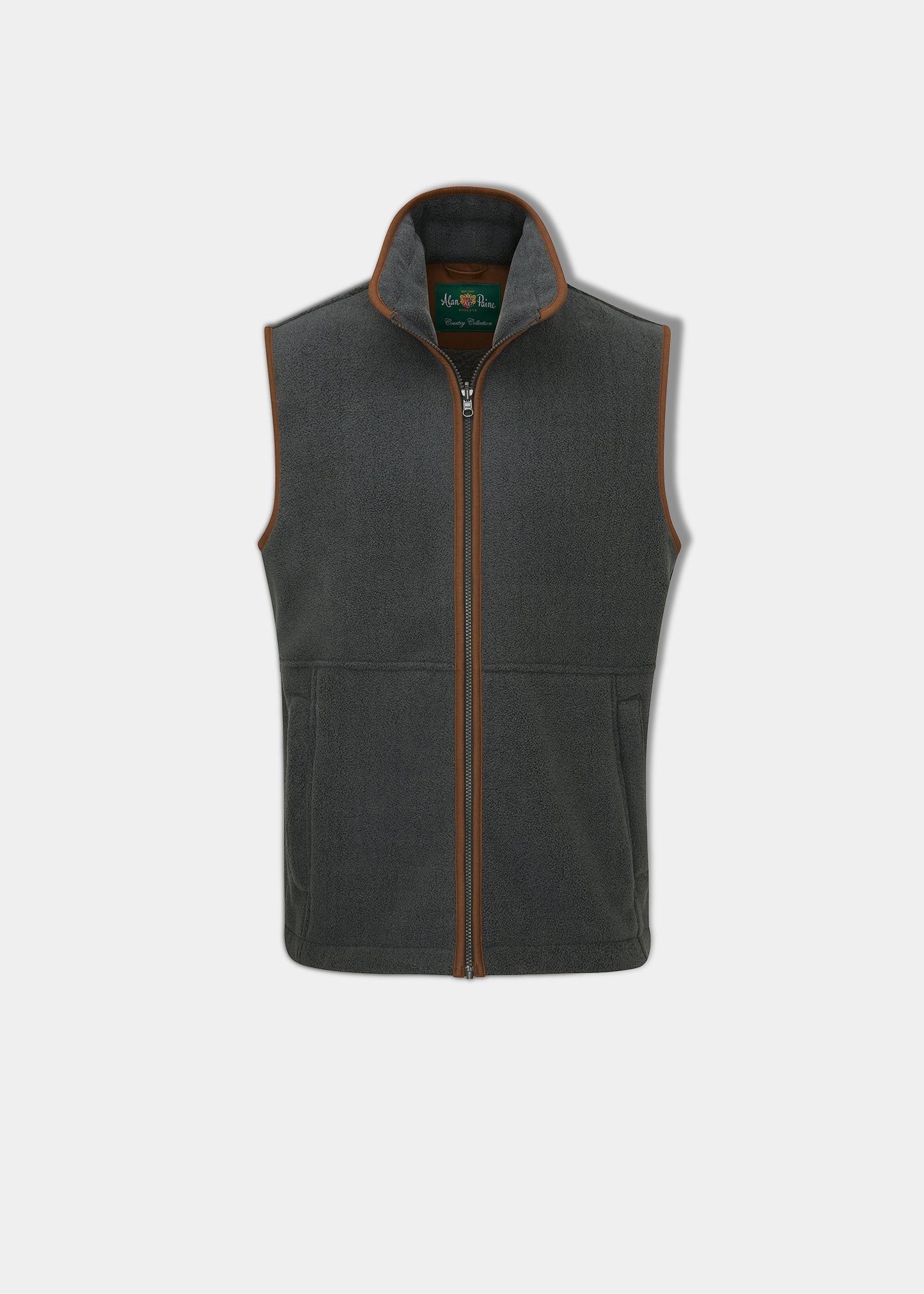 Aylsham Men's Fleece Jacket In Gunmetal - Regular Fit