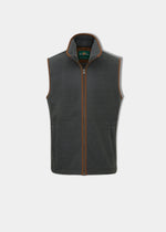 Aylsham Men's Fleece Jacket In Gunmetal - Regular Fit