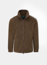 Aylsham Men's Fleece Jacket In Pecan 