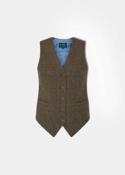 Surrey Ladies Tweed Waistcoat in Seabrook