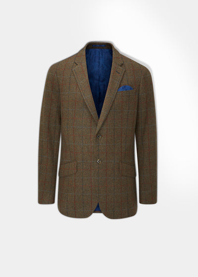 Surrey Tweed Lined Blazer In Hawkswood
