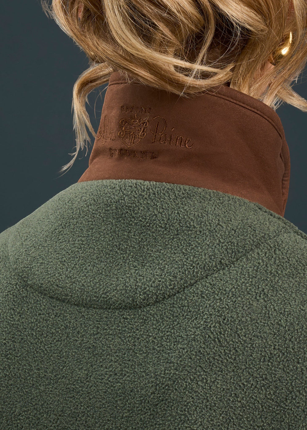 Aylsham Ladies Fleece Gilet In Cedar Green