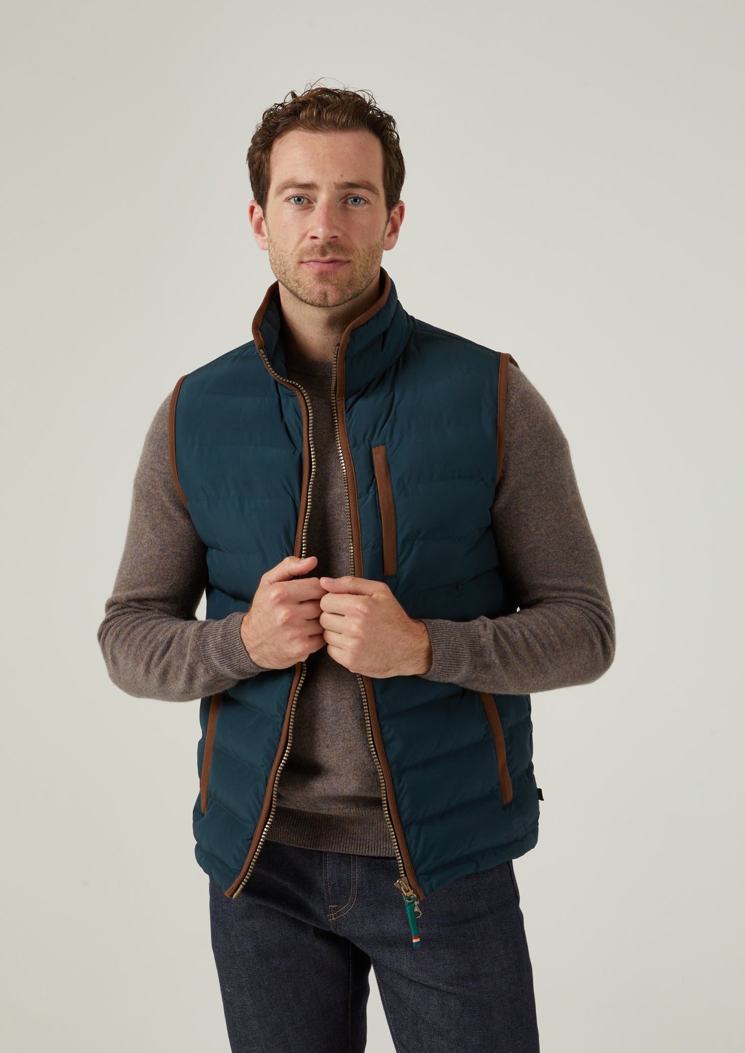 Calsall Men's Waistcoat In Navy