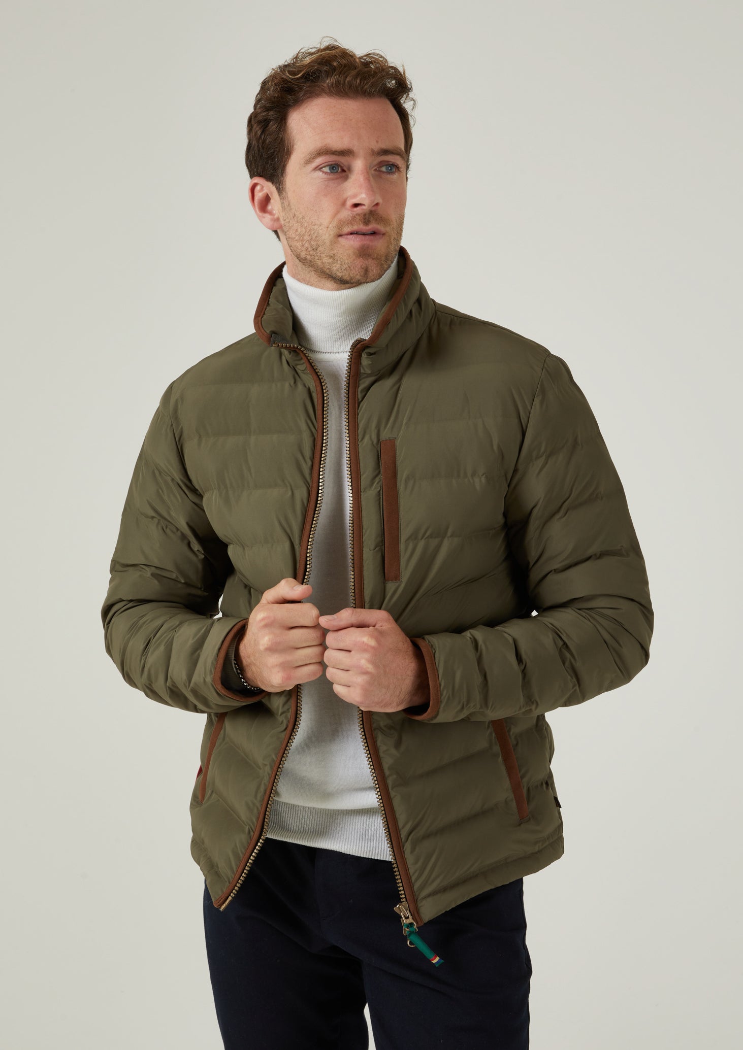 Calsall Men's Jacket In Olive