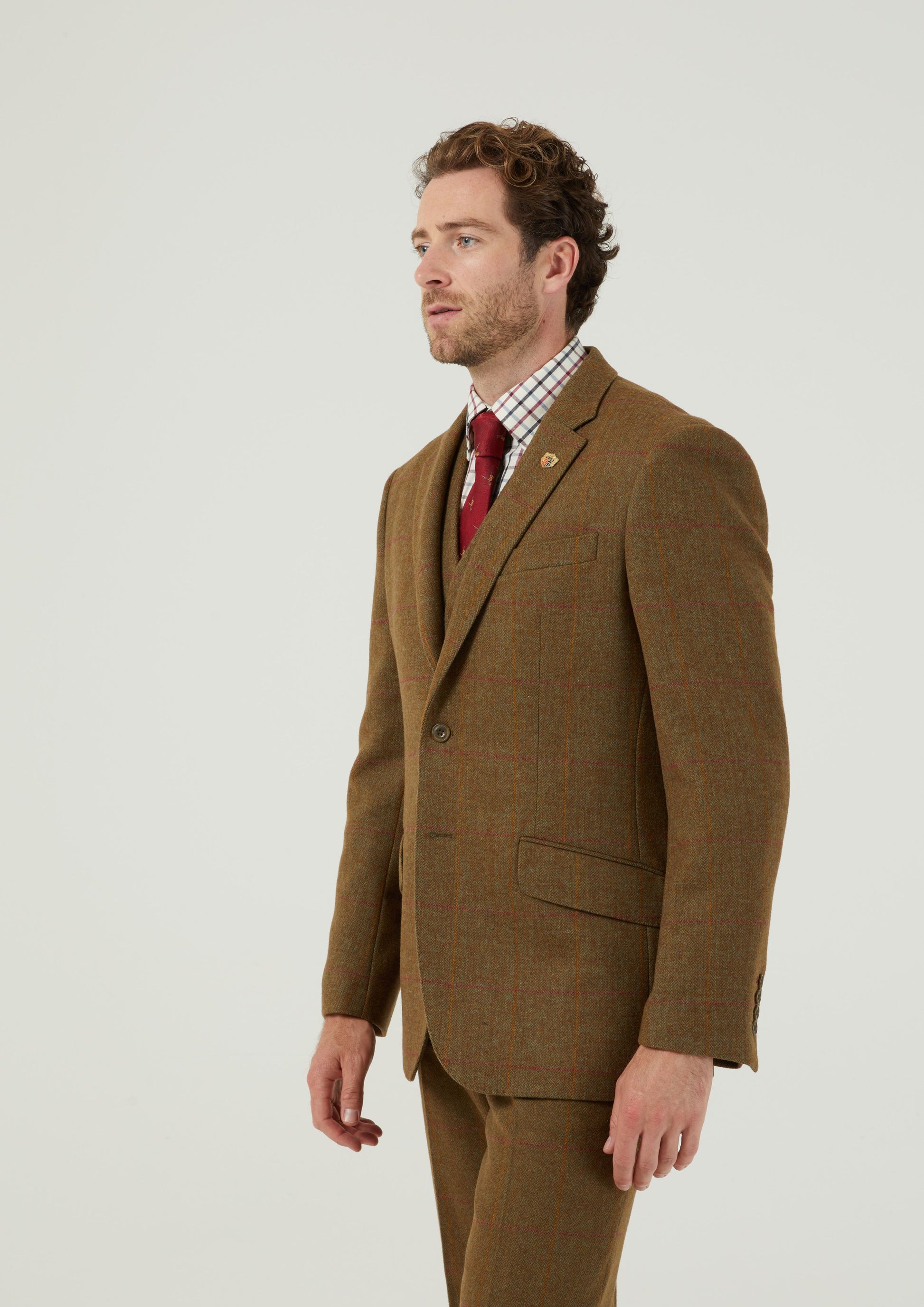 Combrook Men's Tweed Sports Blazer In Hawthorn