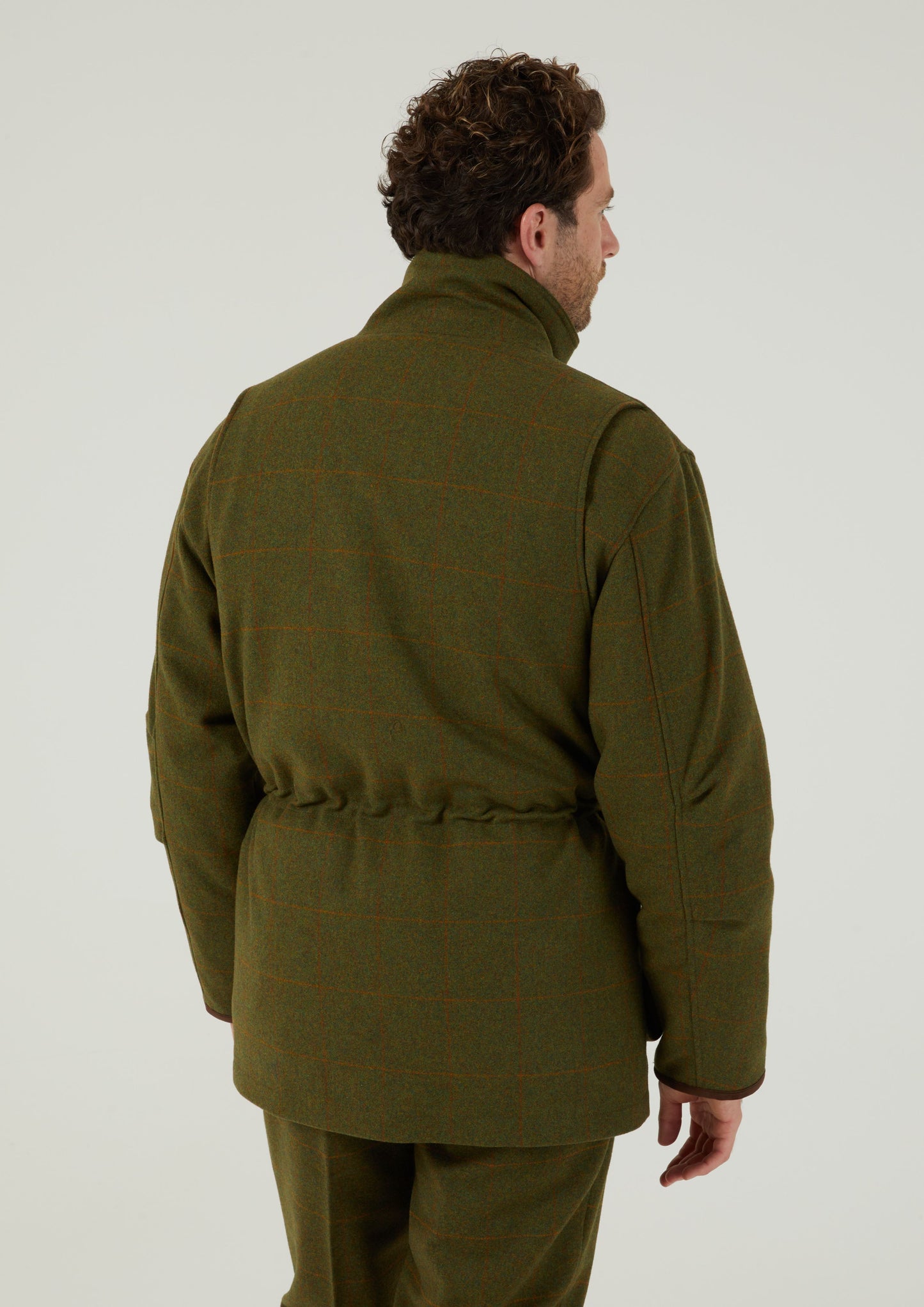 Combrook Men's Tweed Shooting Field Coat In Maple