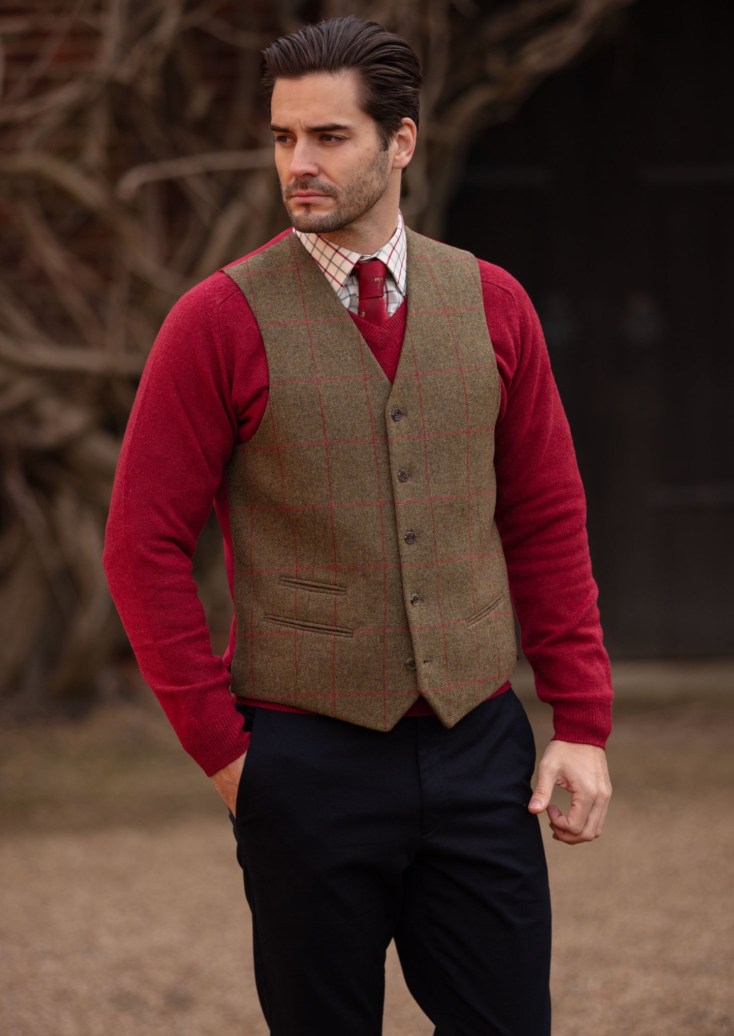 combrook-mens-tweed-lined-back-waistcoat-sage