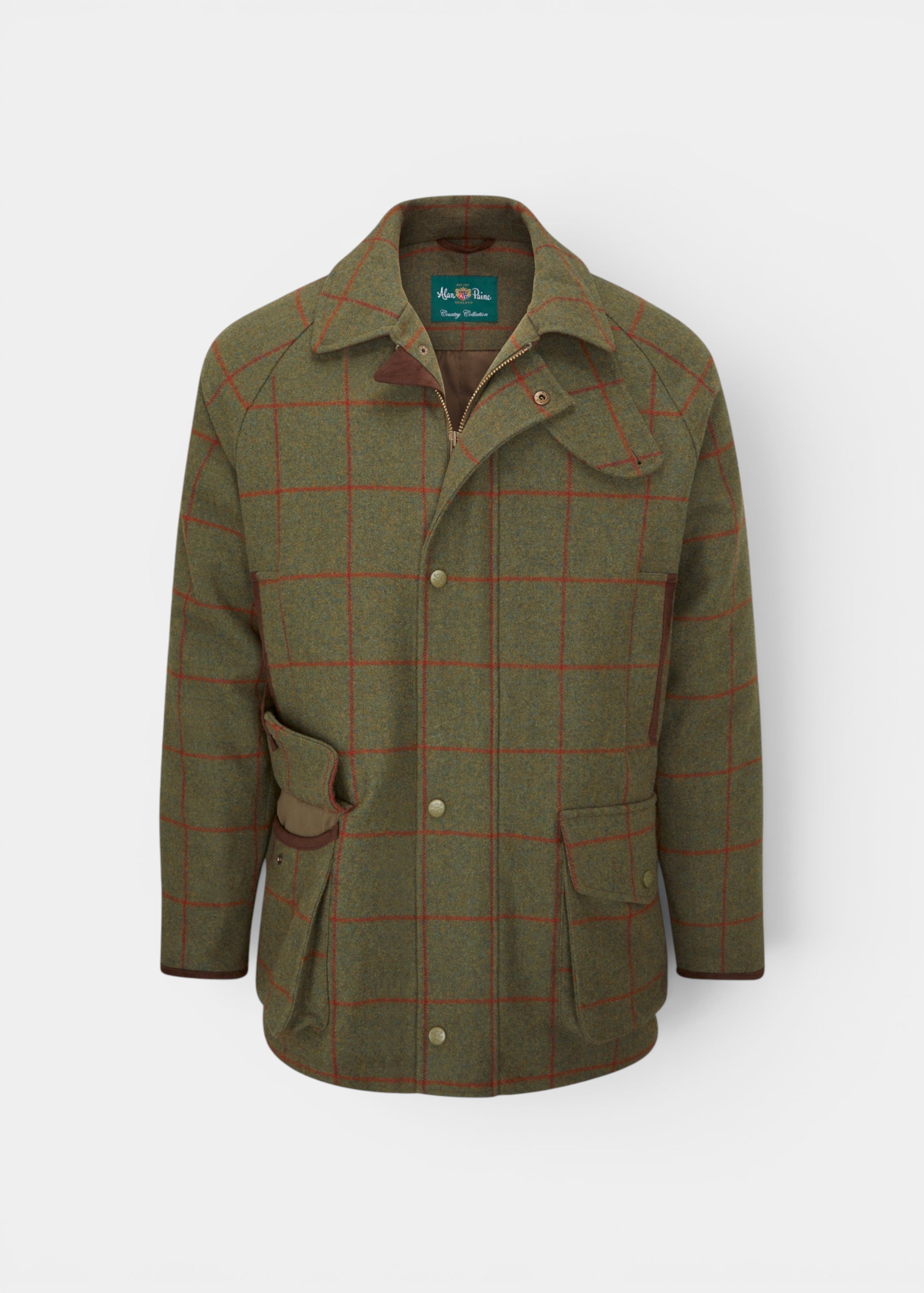 Combrook Men's Waterproof Tweed Coat In Reed – Alan Paine