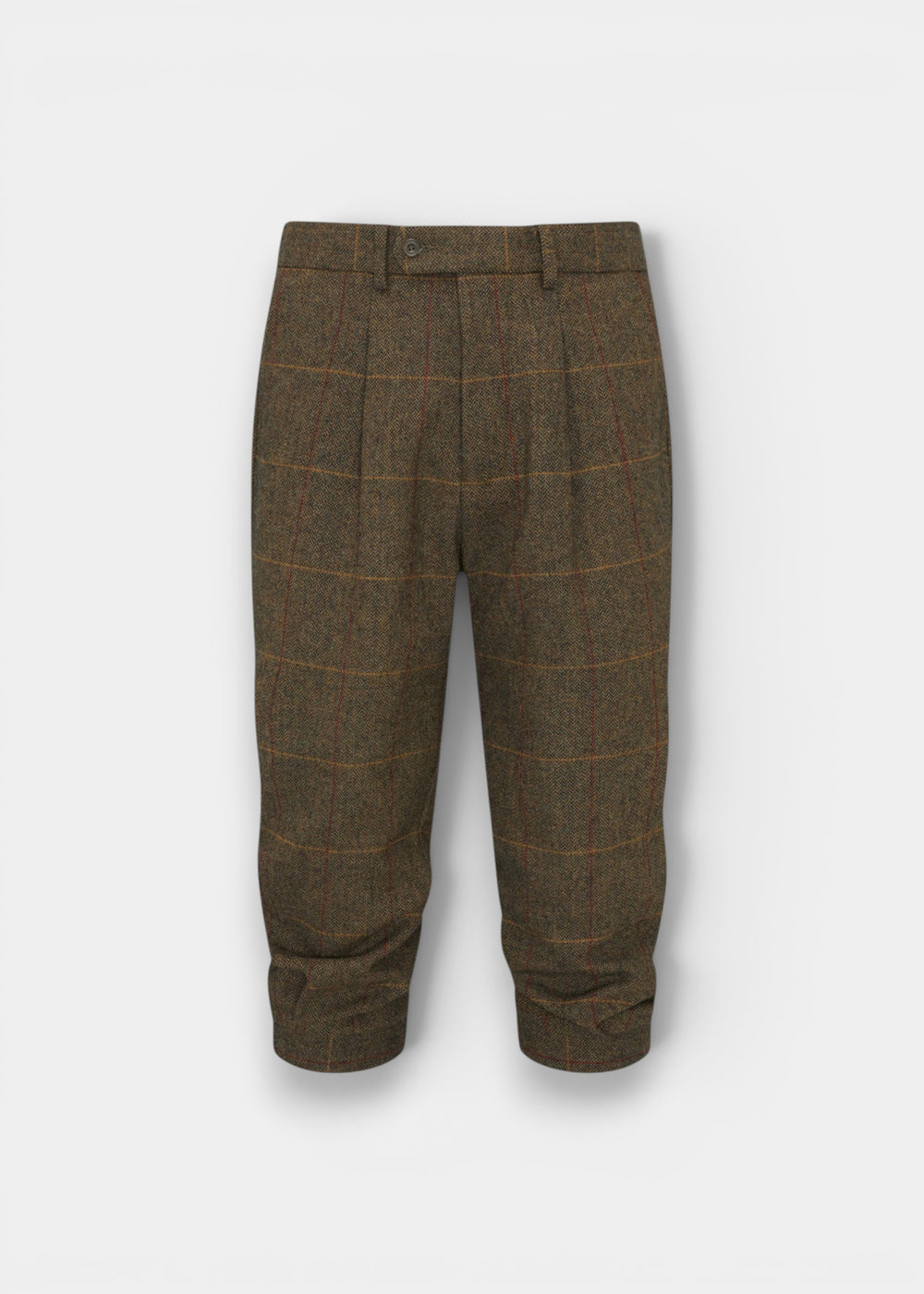 Combrook Men's Tweed Water Repellent Shooting Breeks in Teak  -  Regular Fit