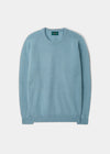 Dorset Men's Lambswool Jumper in Blue Seal 