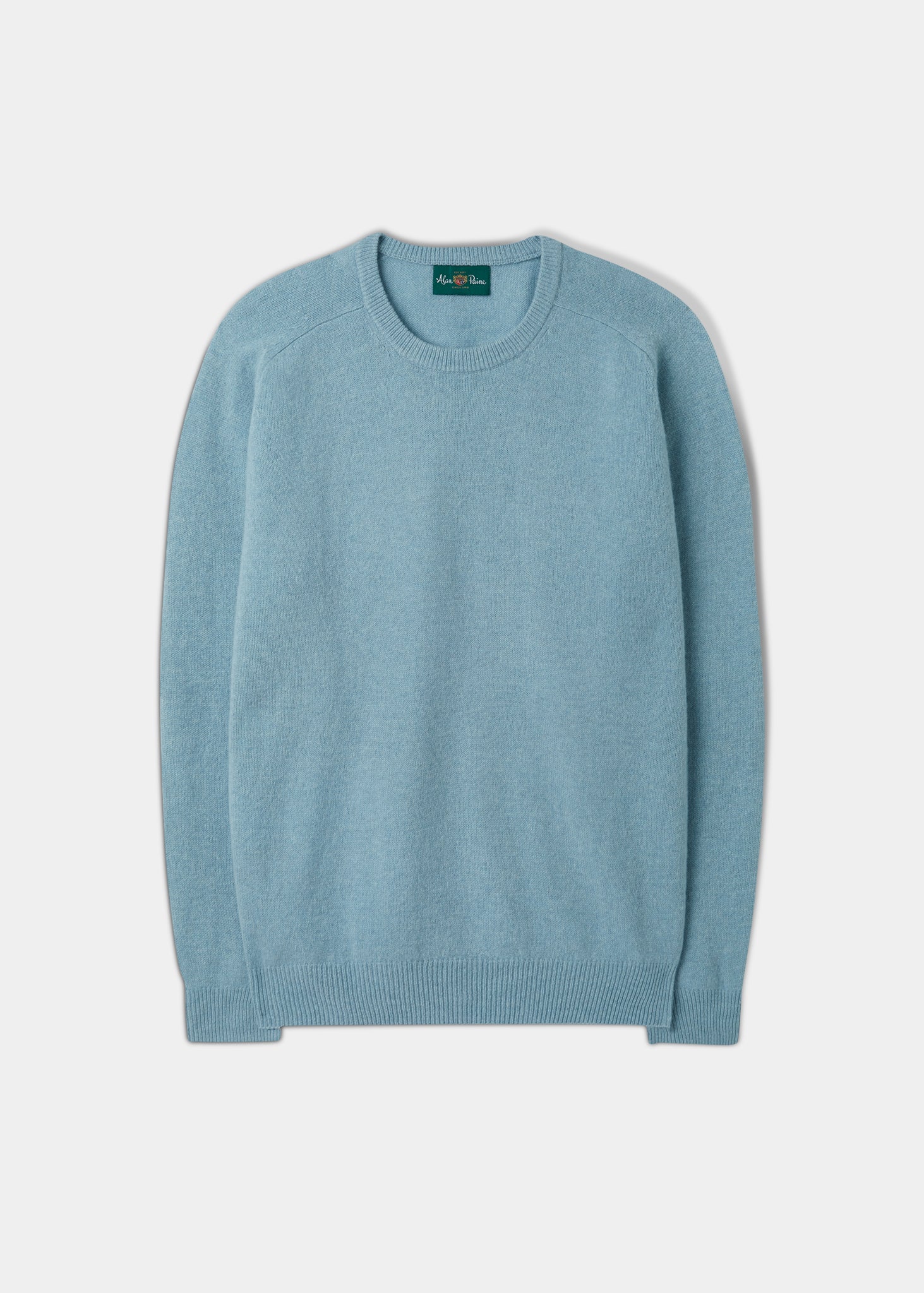 Dorset Men's Lambswool Jumper in Blue Seal 
