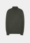 Fordwich Rolled Collar Jumper In Seaweed