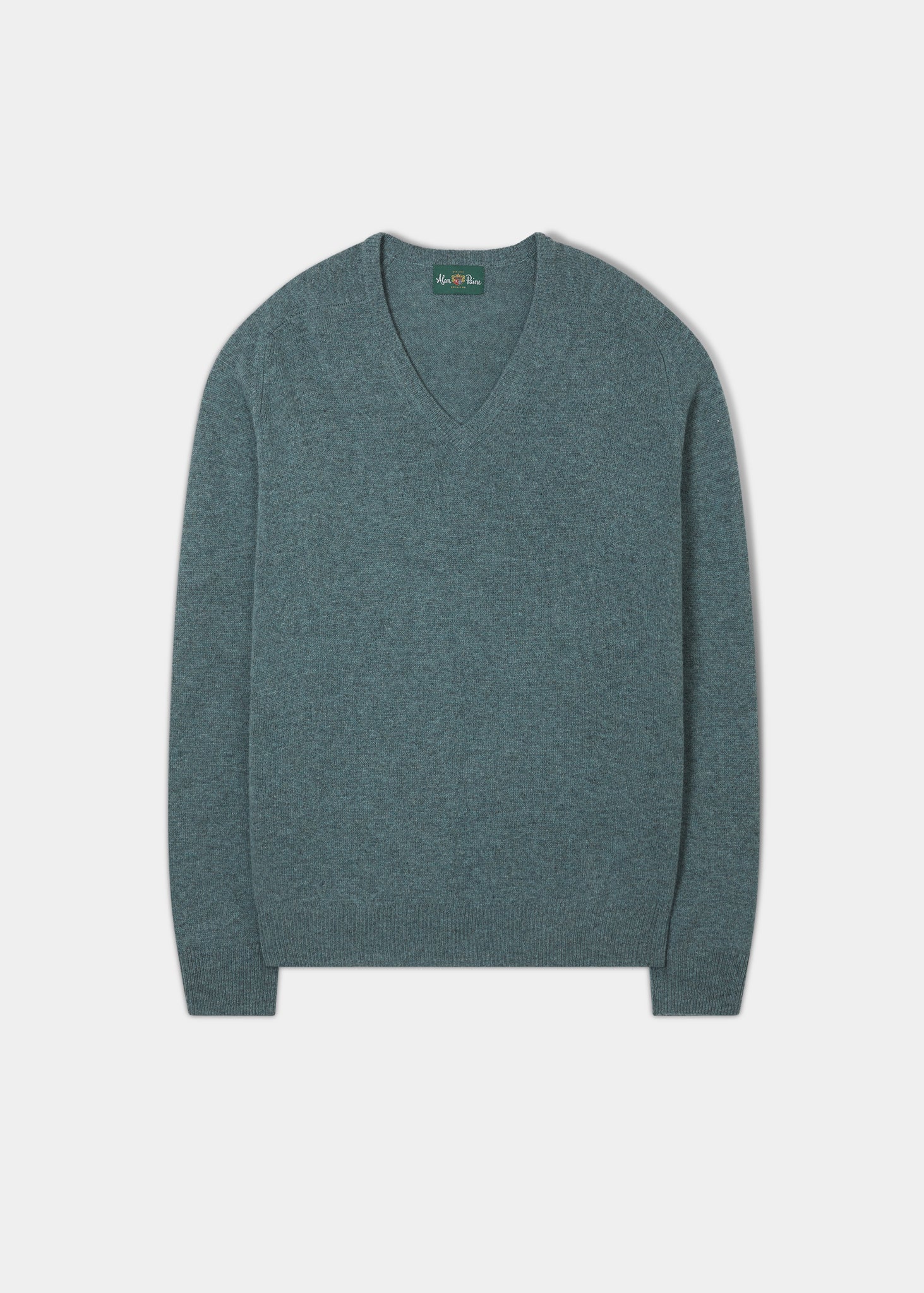 Hampshire Lambswool Jumper in Caspian 