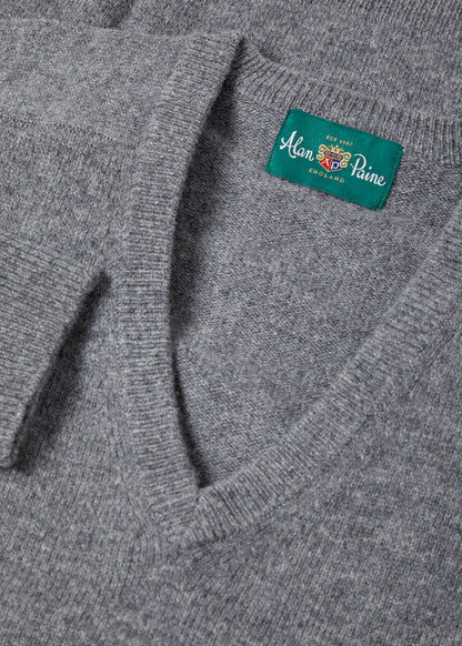 Lambswool Jumper Mens Grey