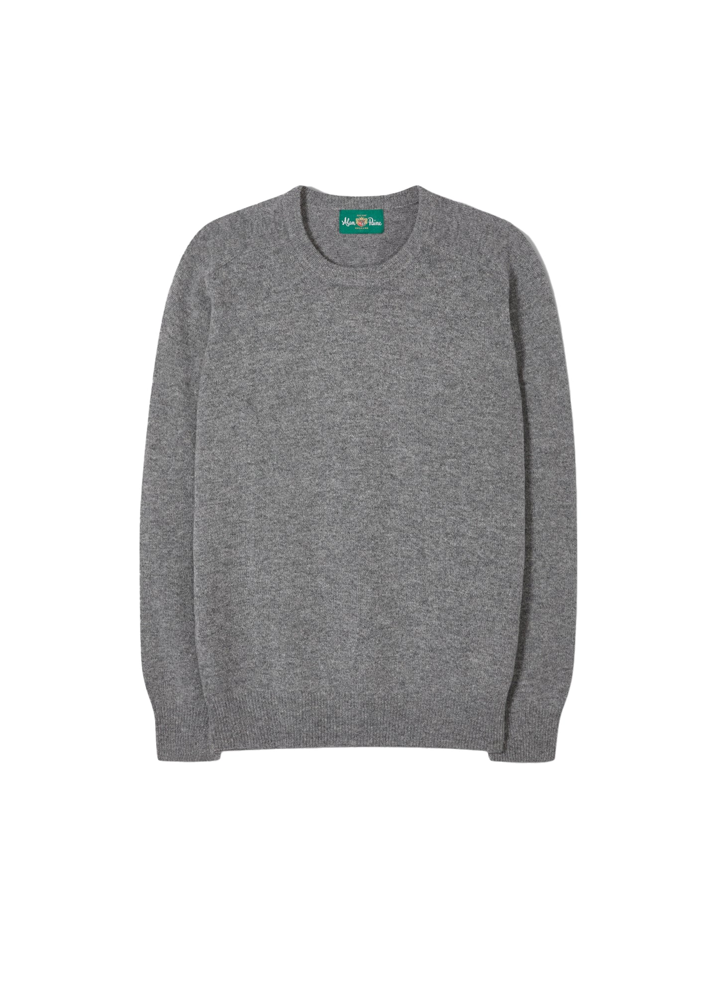 Dorset Men's Lambswool Jumper in Grey Mix - Classic Fit