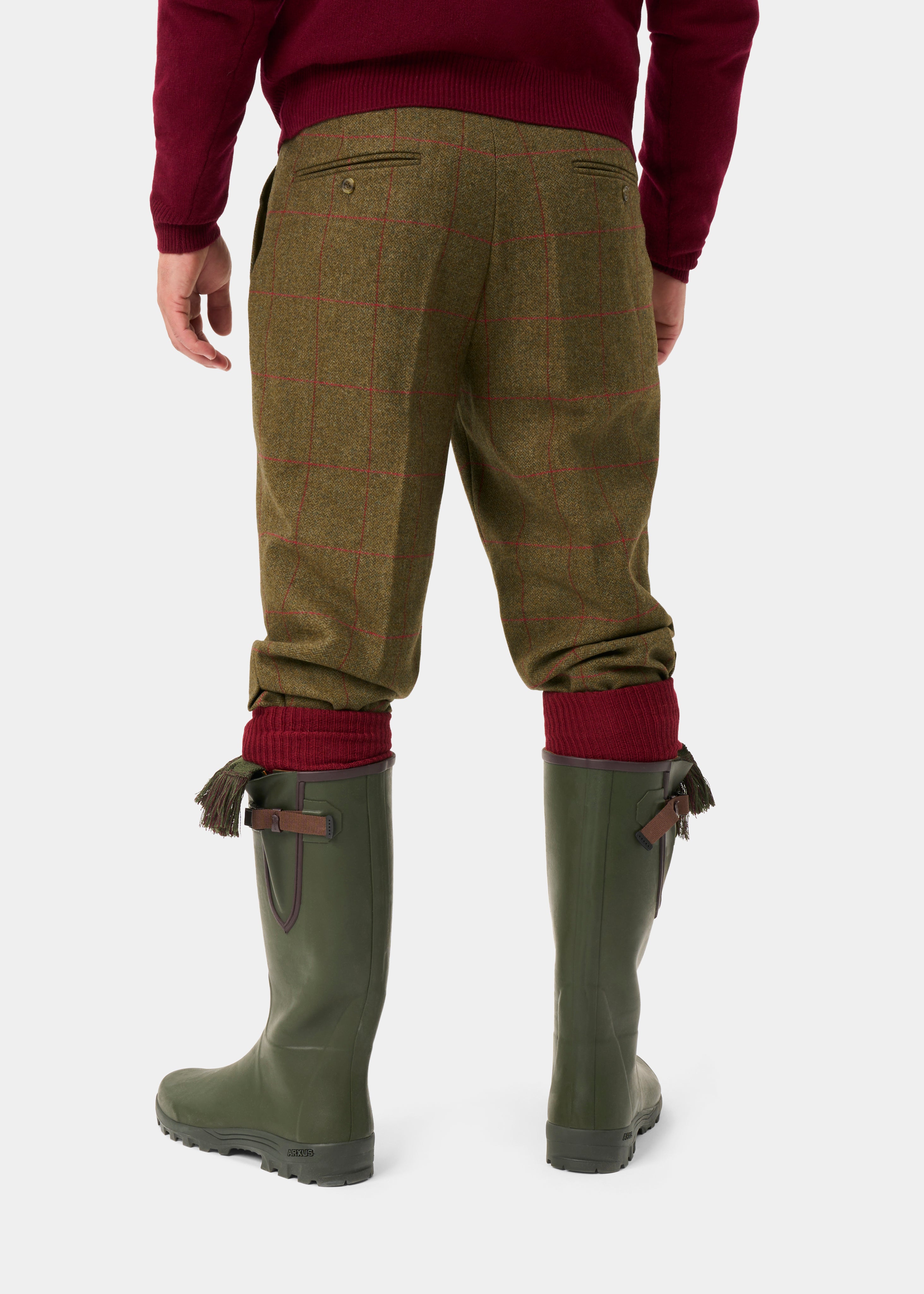 Combrook Men's Tweed Breeks In Sage – Alan Paine