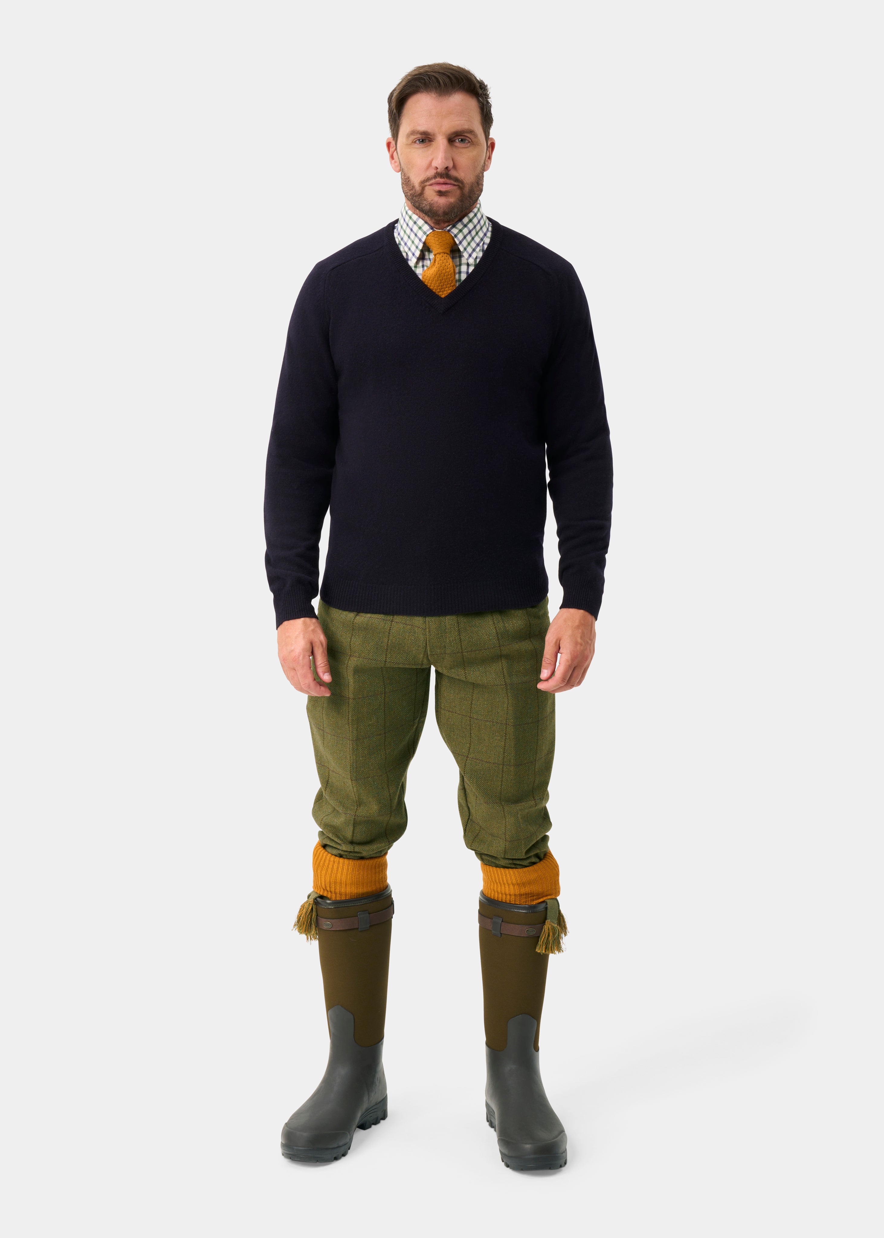 Rutland Men's Tweed Shooting Breeks In Lichen – Alan Paine