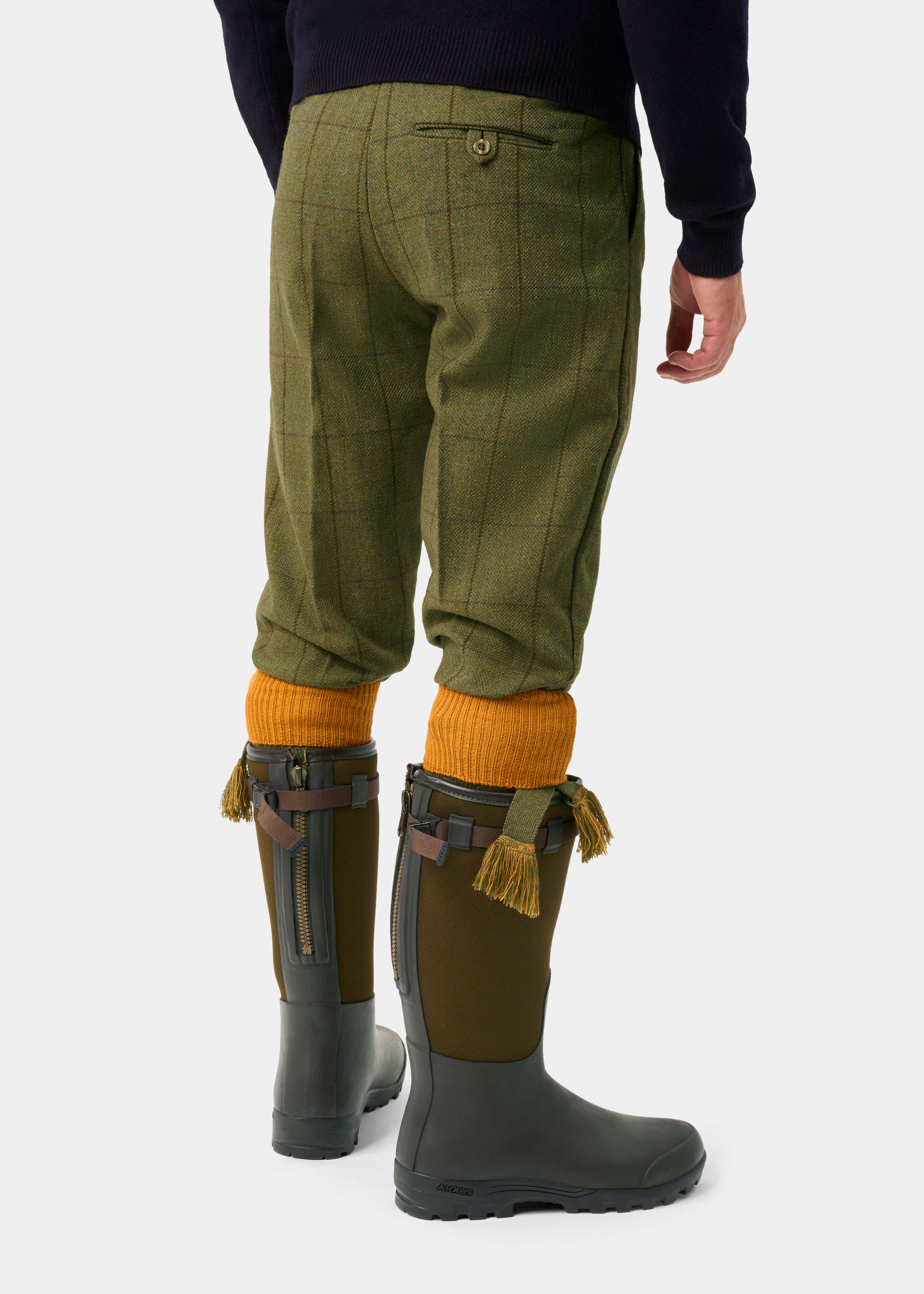 Rutland Men's Tweed Shooting Breeks In Lichen – Alan Paine