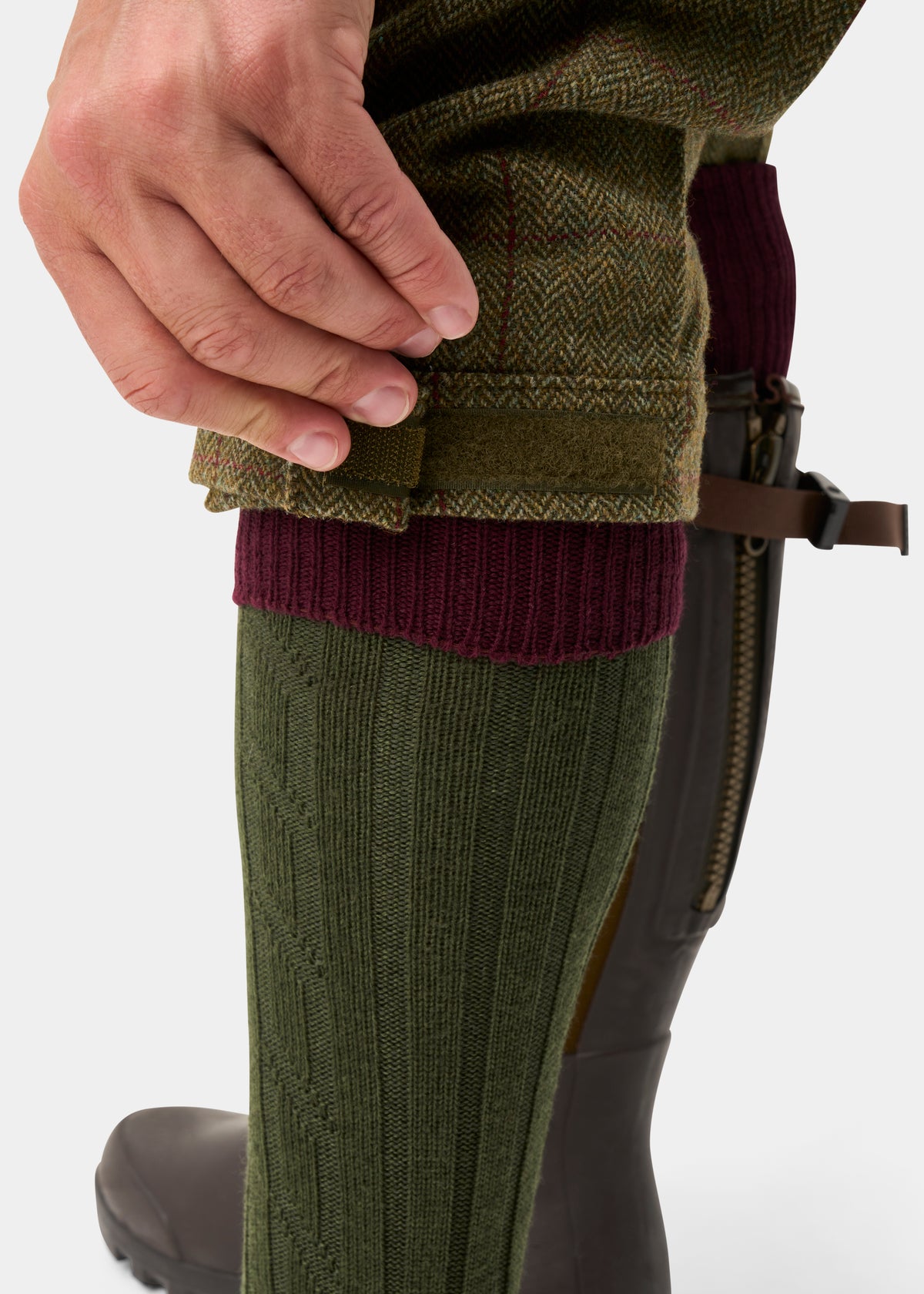 Rutland Men's Tweed Water Repellent Shooting Breeks in Oakley  -  Regular Fit