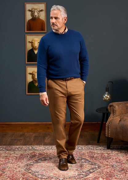 Melfort Cashmere Jumper in Indigo