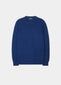 Men's Lambswool Crew Neck Jumper in Royal Blue - Classic Fit