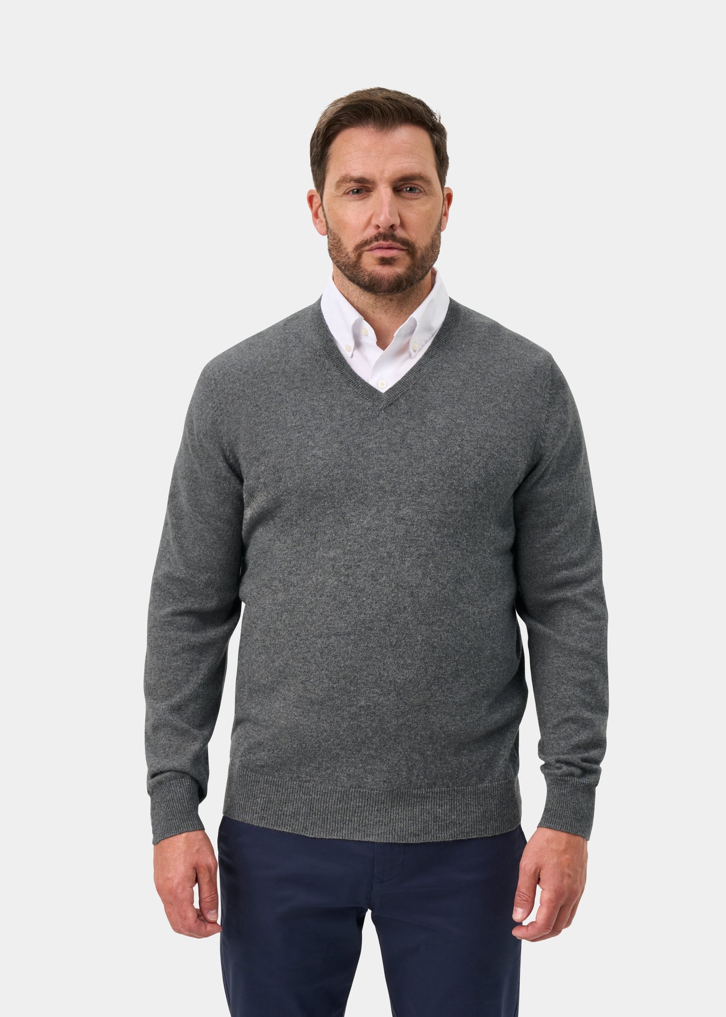 Haddington Cashmere Jumper in Derby - Regular Fit