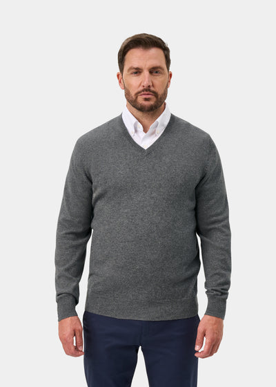 Haddington Cashmere Jumper in Derby - Regular Fit