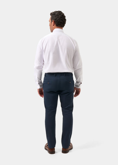Men's Chino Trousers in Navy Blue
