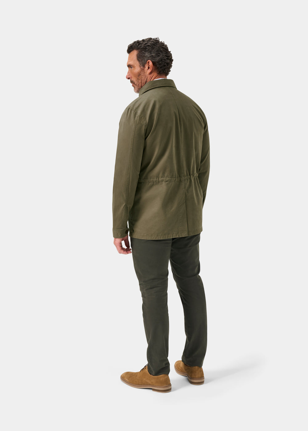 Men's Cotton Jacket in Green