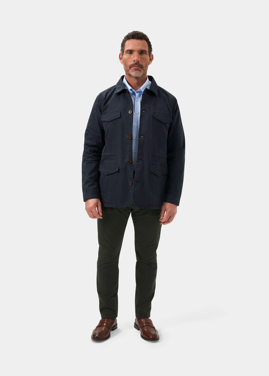 Rockmere Men's Safari Jacket In Navy