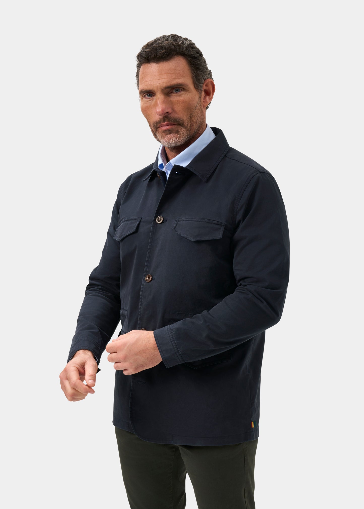 Rockmere Men's Safari Jacket In Navy