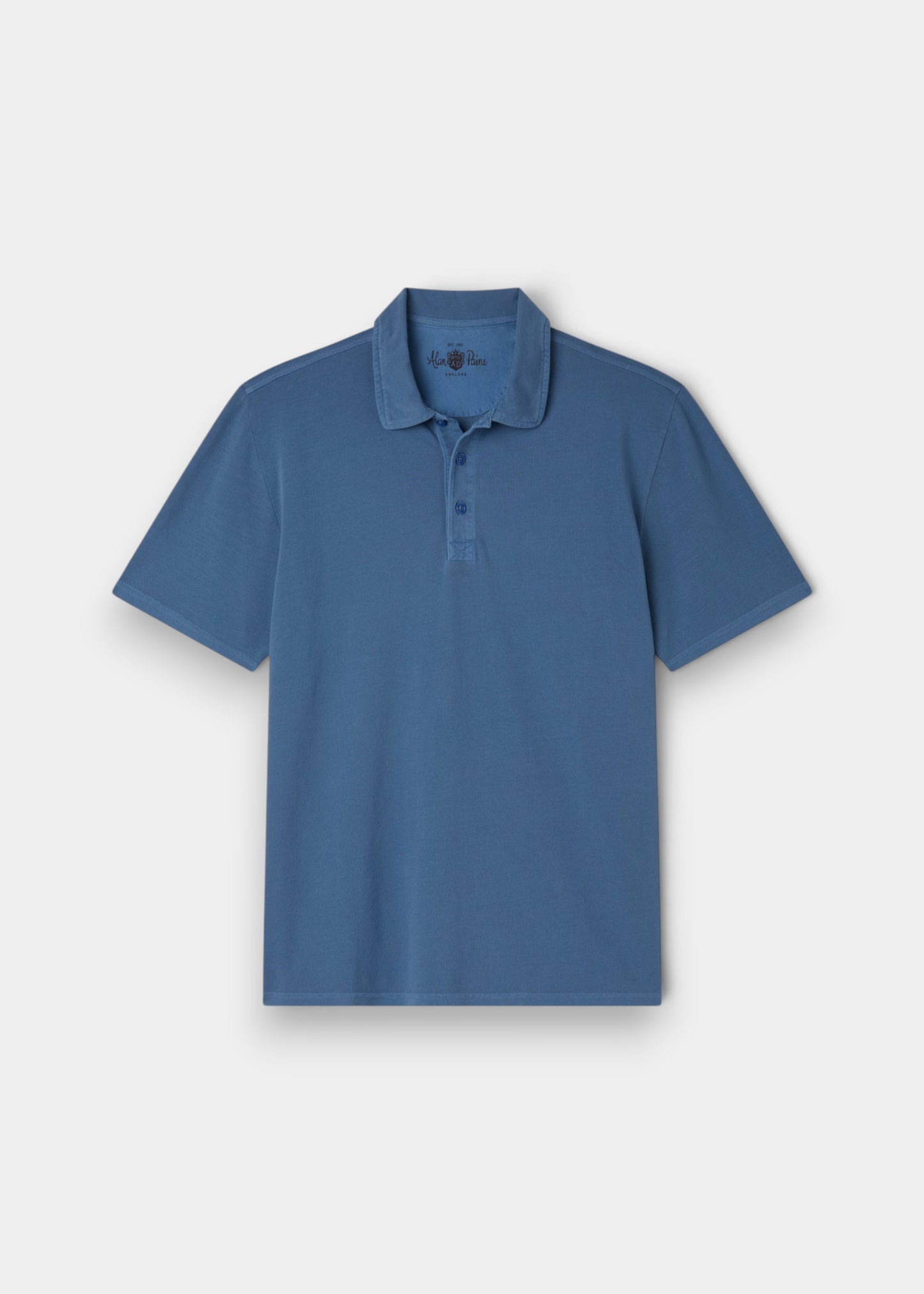 Weymouth Washed Effect Polo Shirt In Regatta