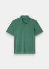 Weymouth Washed Effect Polo Shirt In Pine