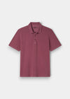 Weymouth Washed Effect Polo Shirt In Claret