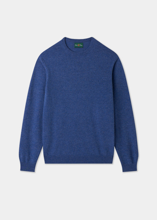 Men's Geelong Wool Crew Neck Jumper in Ullswater