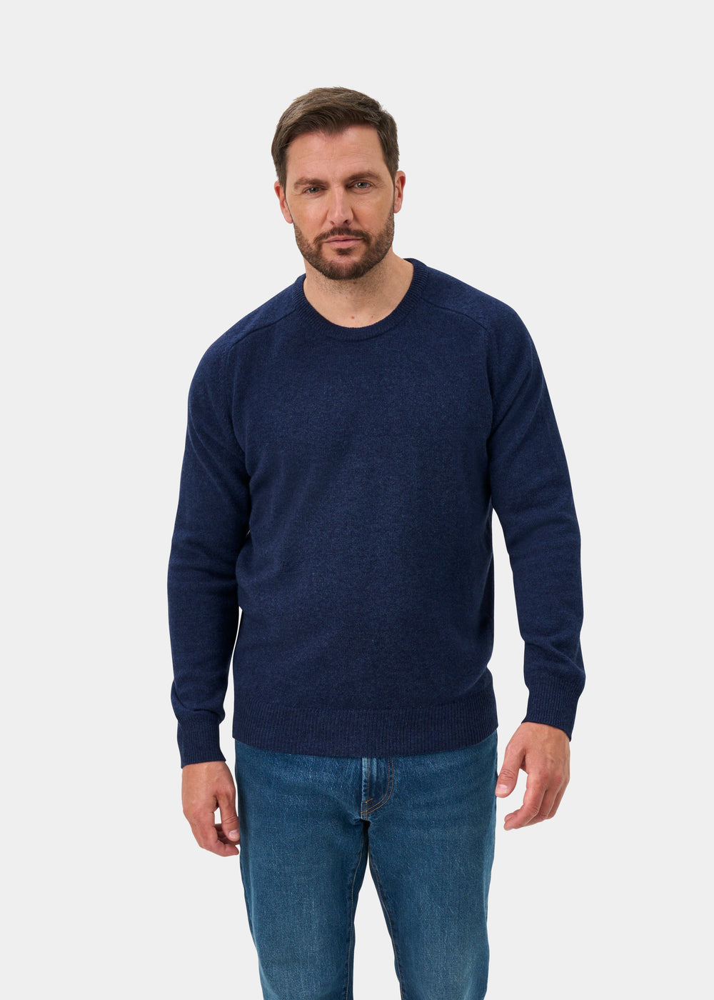 Dorset Lambswool Crew Neck Jumper In Rhapsody - Classic Fit