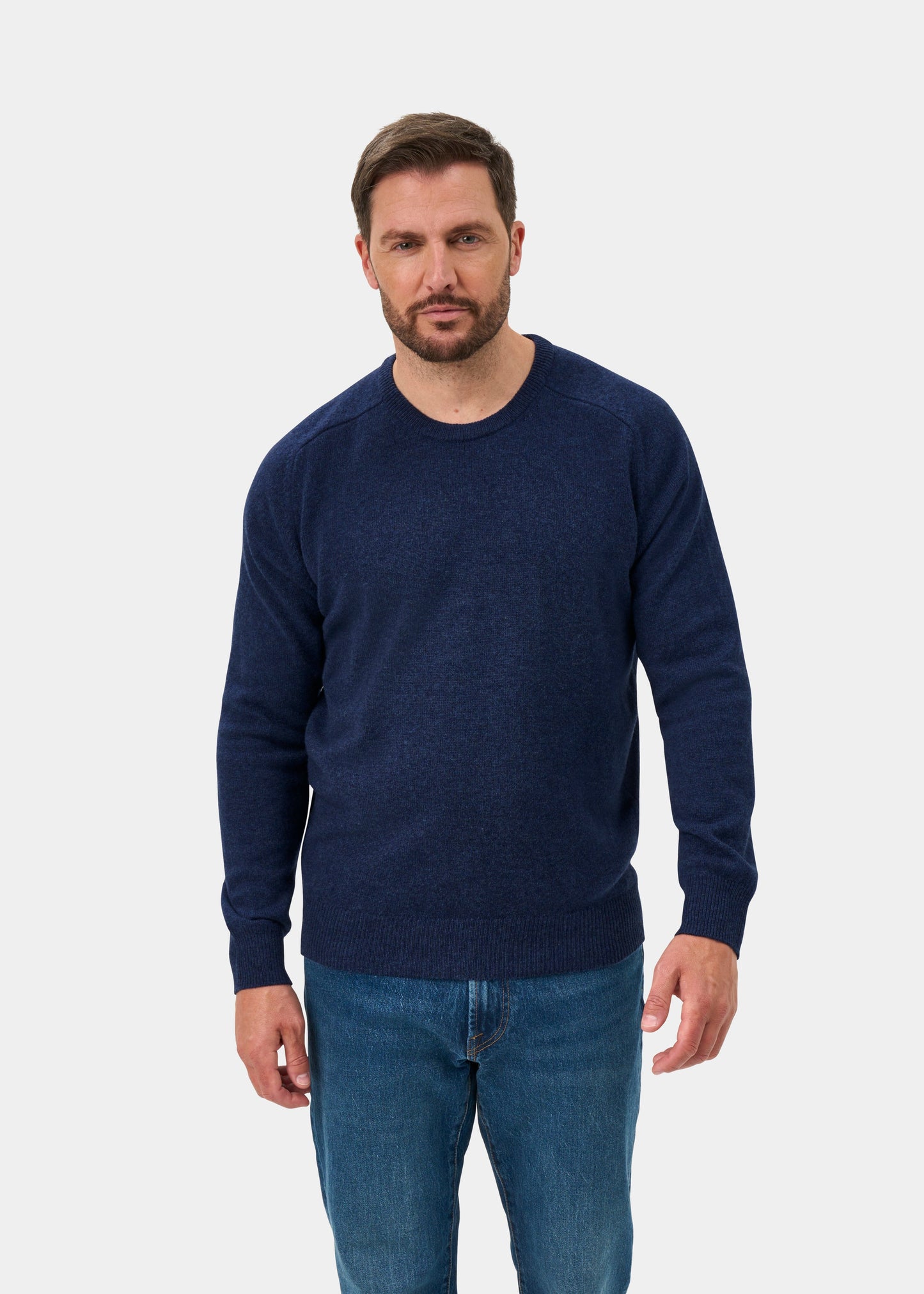 Dorset Lambswool Crew Neck Jumper In Rhapsody - Classic Fit