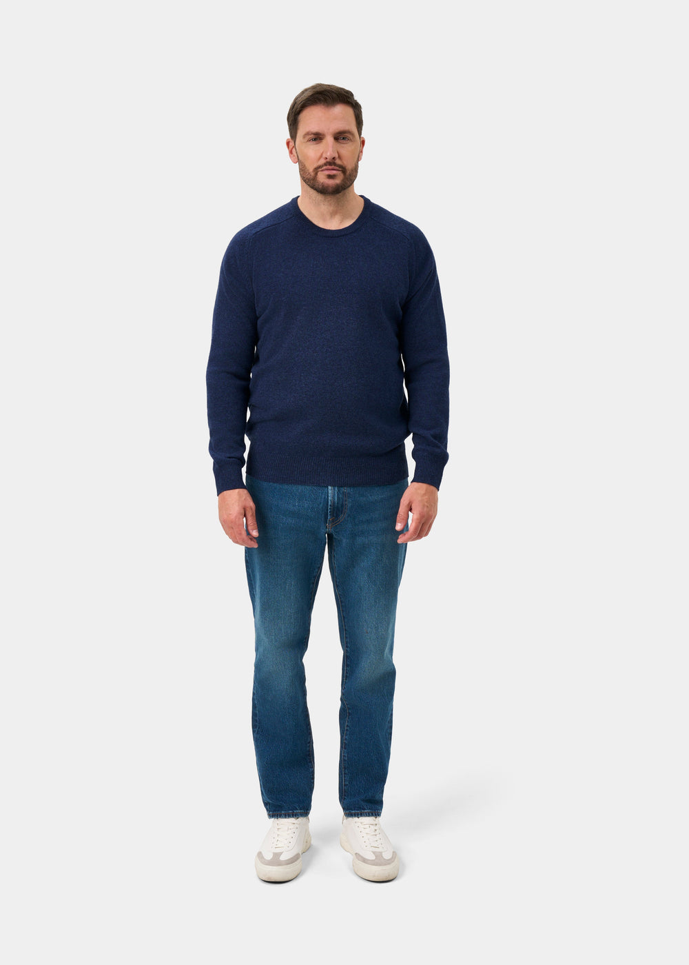 Dorset Lambswool Crew Neck Jumper In Rhapsody - Classic Fit