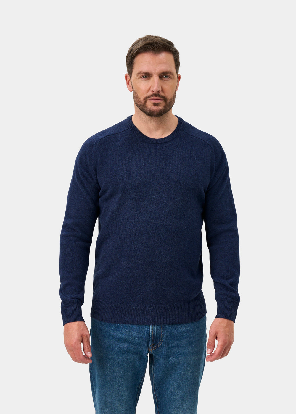 Dorset Lambswool Crew Neck Jumper In Rhapsody - Classic Fit