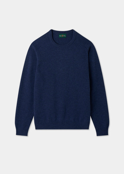 Men's Lambswool Crew Neck Jumper in Rhapsody