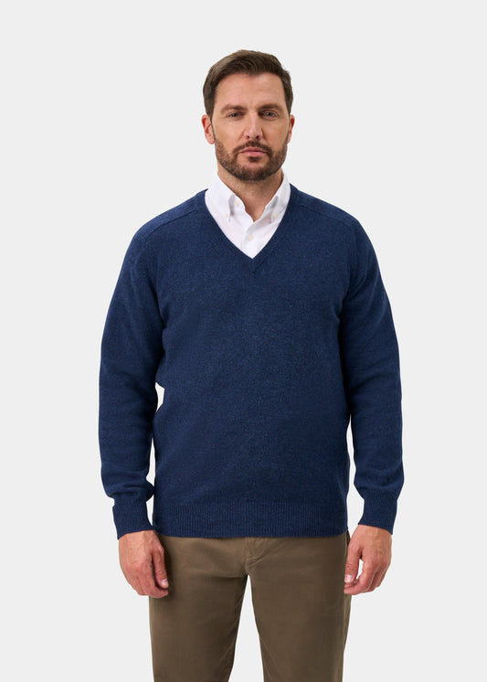 Hampshire Lambswool Jumper in Rhapsody - Classic Fit
