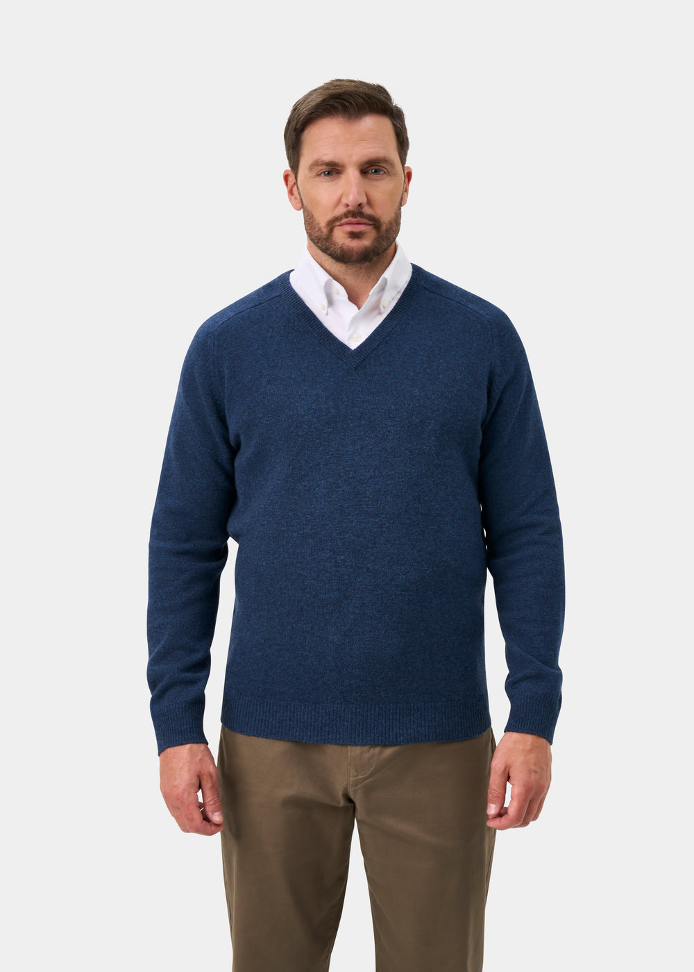 Kilsyth Men's Lambswool Jumper in Rhapsody - Regular Fit