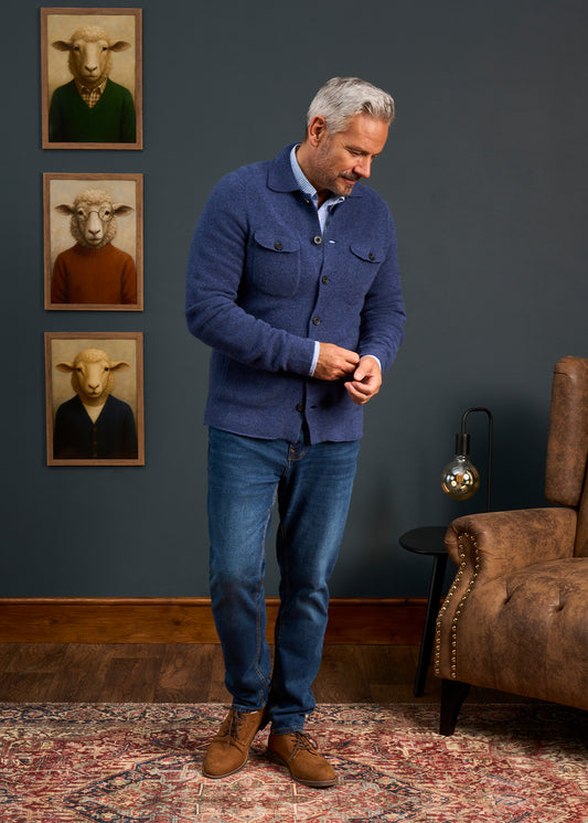 Mens-Lambswool-Overshirt-Blue