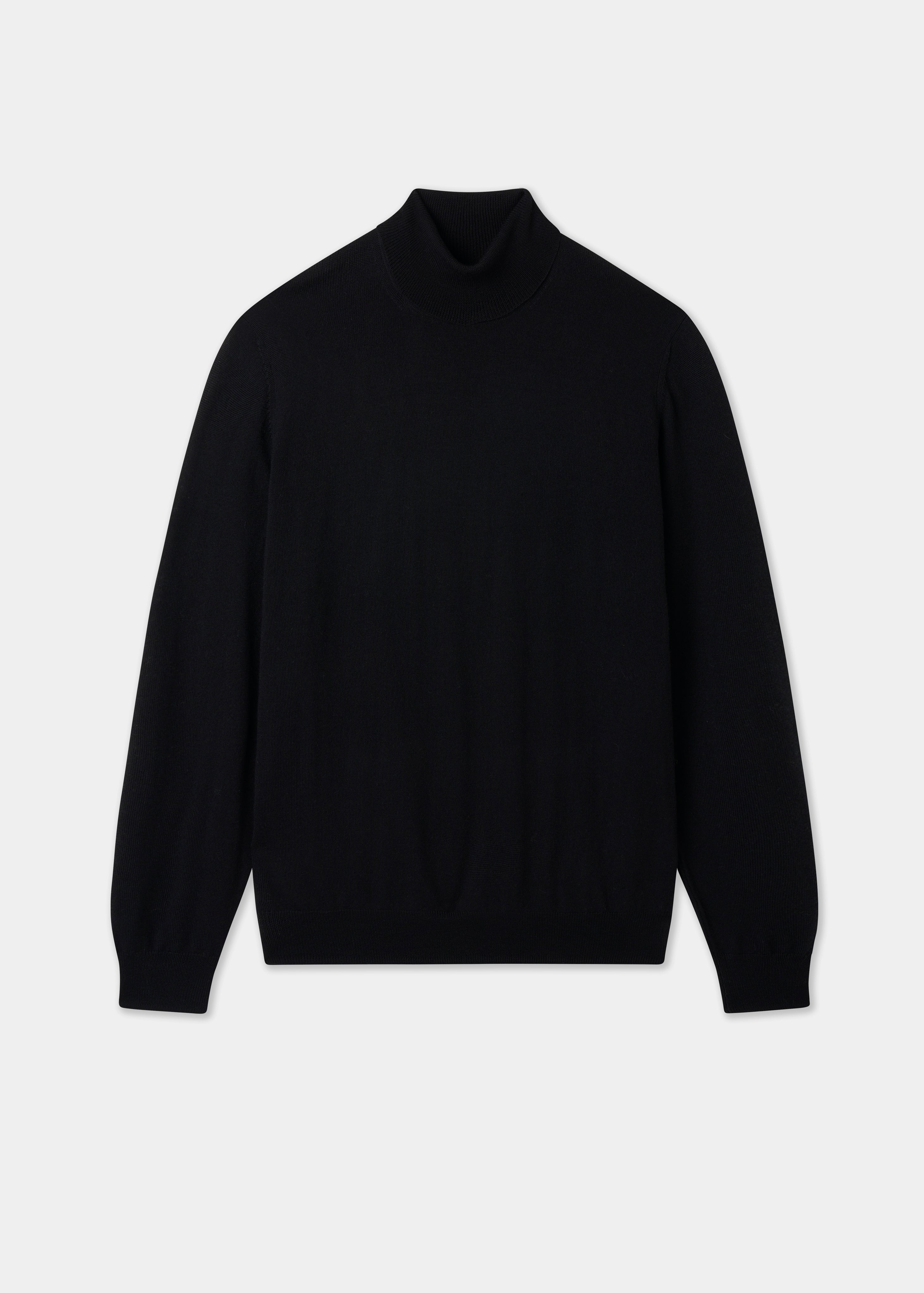 Mens-Merino-Wool-Jumper-Roll-