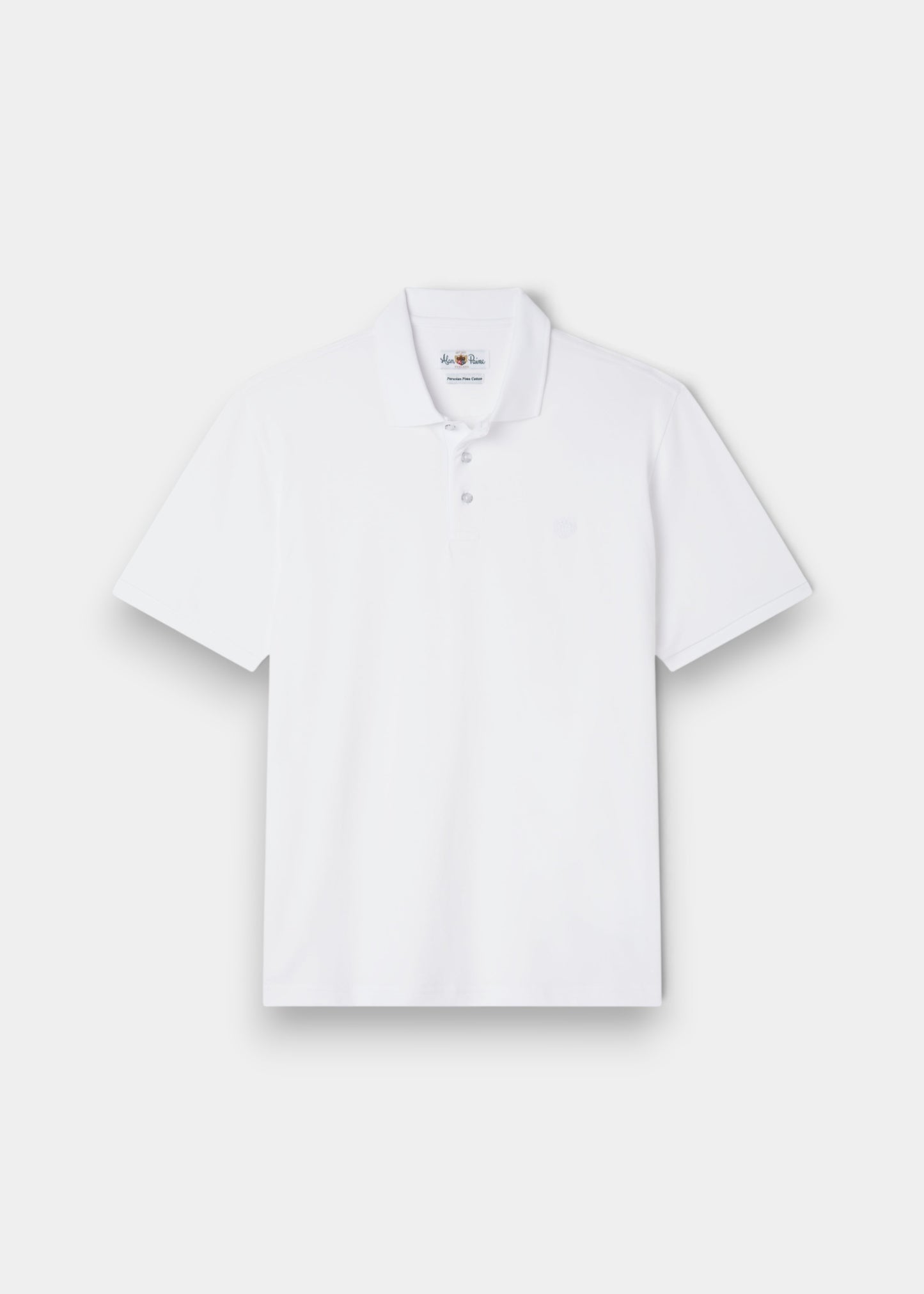 Fritton Pique Polo Shirt In White