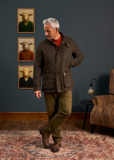 Mens-Quilted-Jacket-Olive