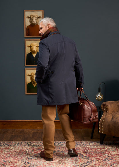 Mistfield Navy Raincoat