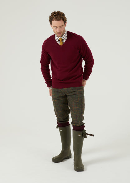 Rutland Men's Tweed Shooting Breeks In Fern