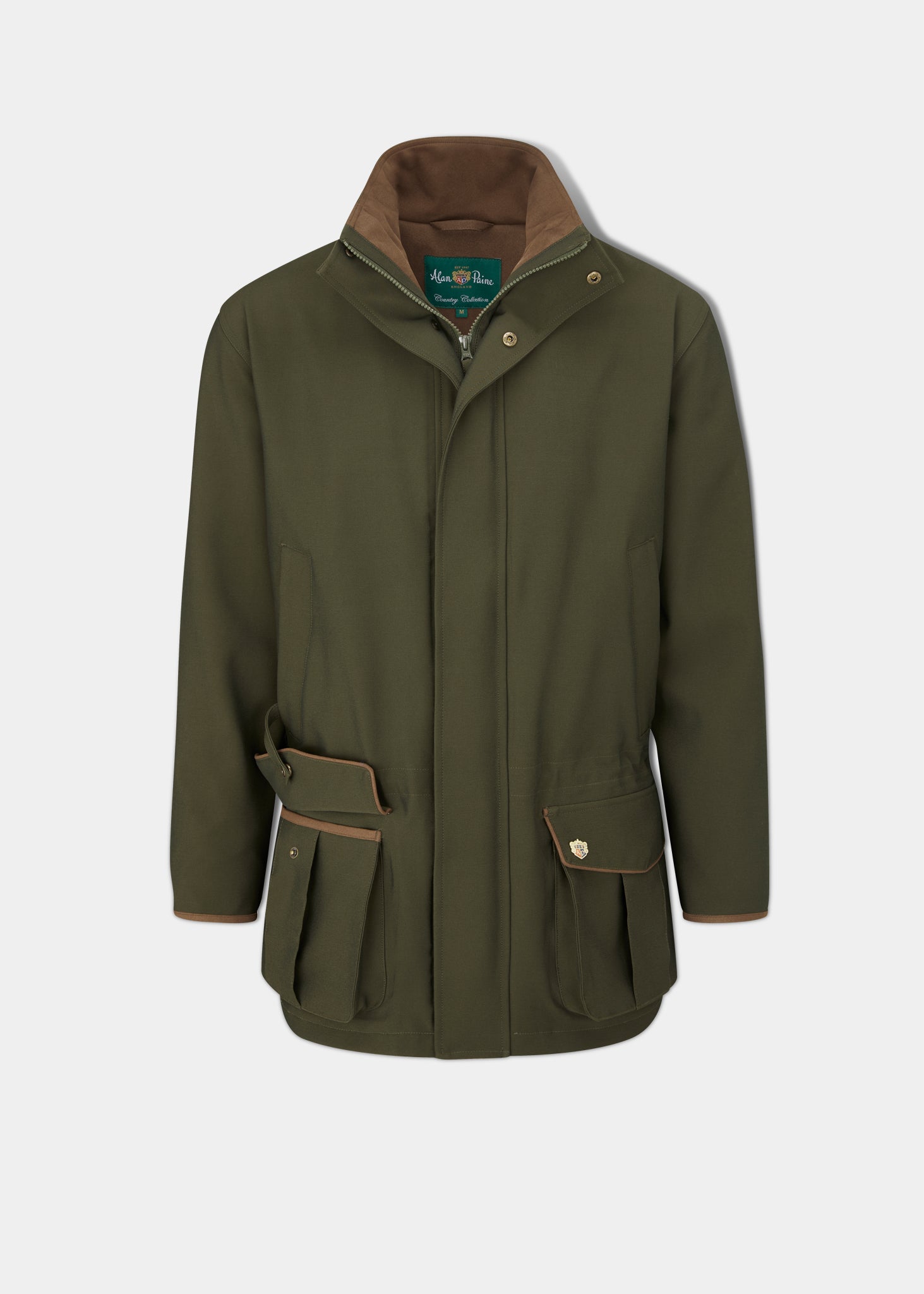 Stancombe Men's Waterproof Coat In Olive